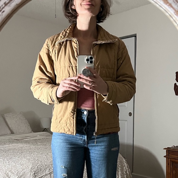 Vintage khaki quilted jacket - Wild Horses by Pacific Trail - Picture 2 of 5